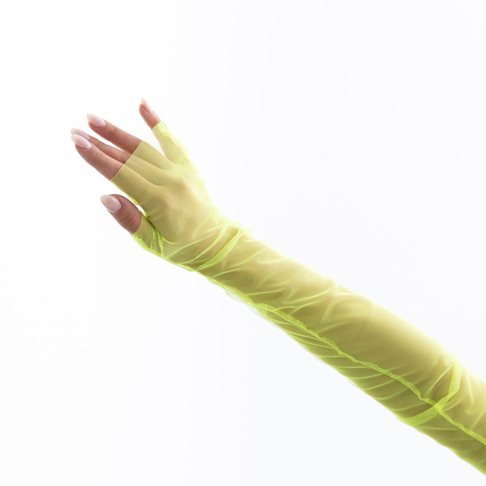 FINGERLESS GLOVES | NEON YELLOW – KUKHTA ATELIER