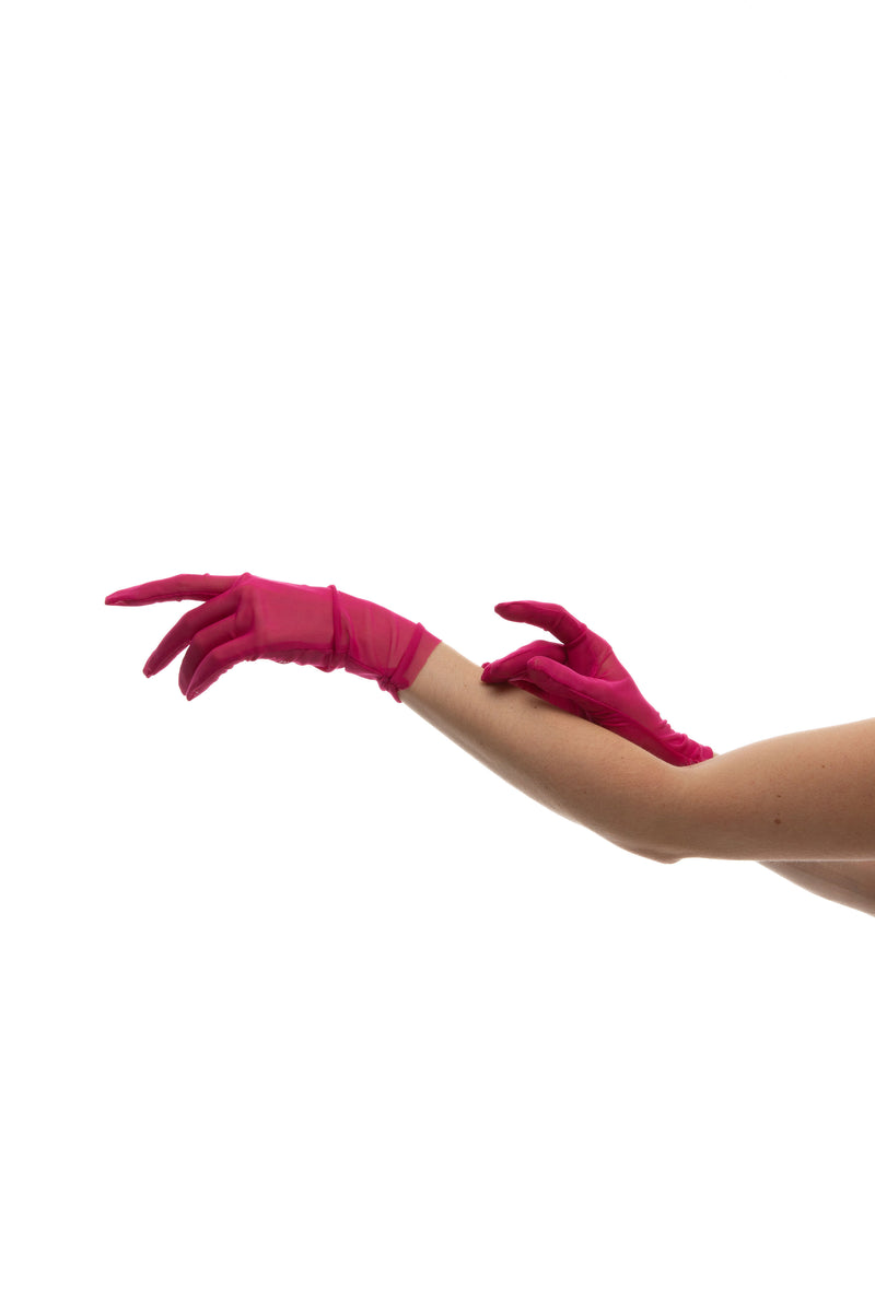 SHORT GLOVES | BARBIE PINK - KUKHTA ATELIER