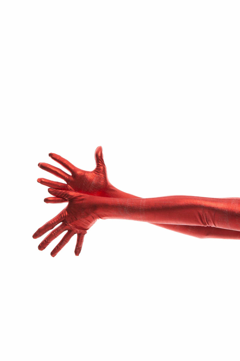 LONG GLOVES | FOIL RED - KUKHTA ATELIER