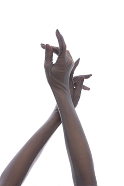 LONG GLOVES | GRAPHITE GREY - KUKHTA ATELIER