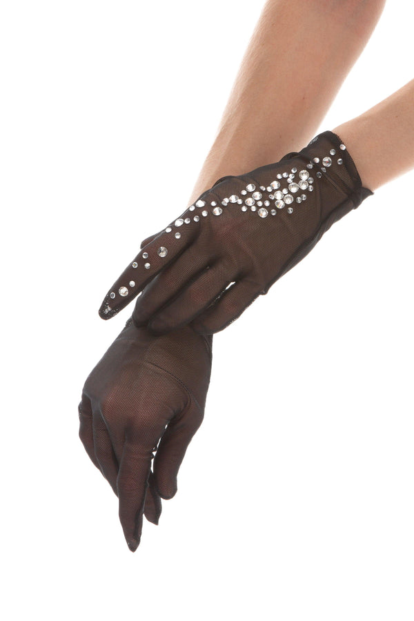 SHORT GLOVES | DIAMOND BLACK - KUKHTA ATELIER