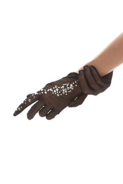 SHORT GLOVES | DIAMOND BLACK - KUKHTA ATELIER