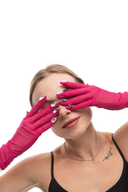 SHORT GLOVES | PINK NAILS - KUKHTA ATELIER