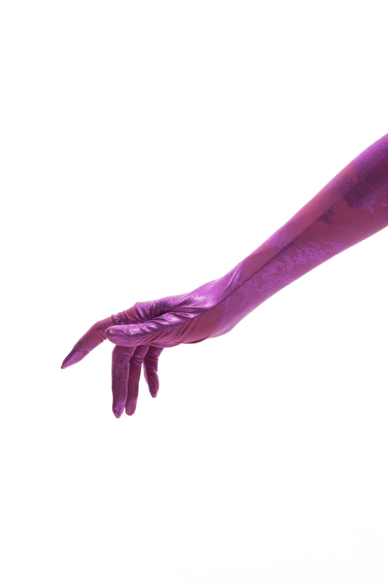 LONG GLOVES | PURPLE FOIL - KUKHTA ATELIER