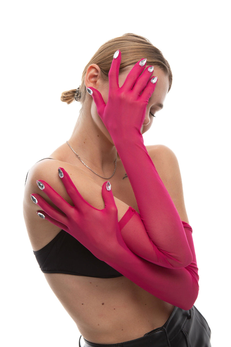 LONG GLOVES | PINK NAILS - KUKHTA ATELIER