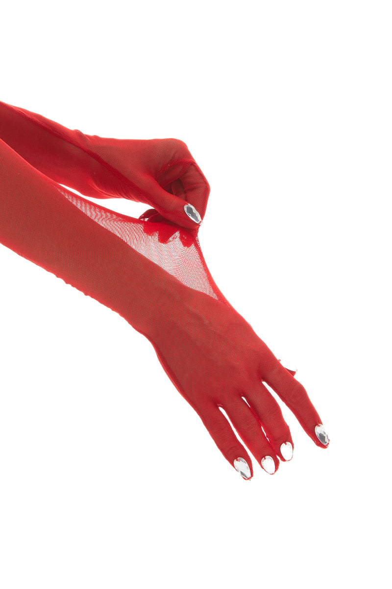 LONG GLOVES | RED NAILS - KUKHTA ATELIER