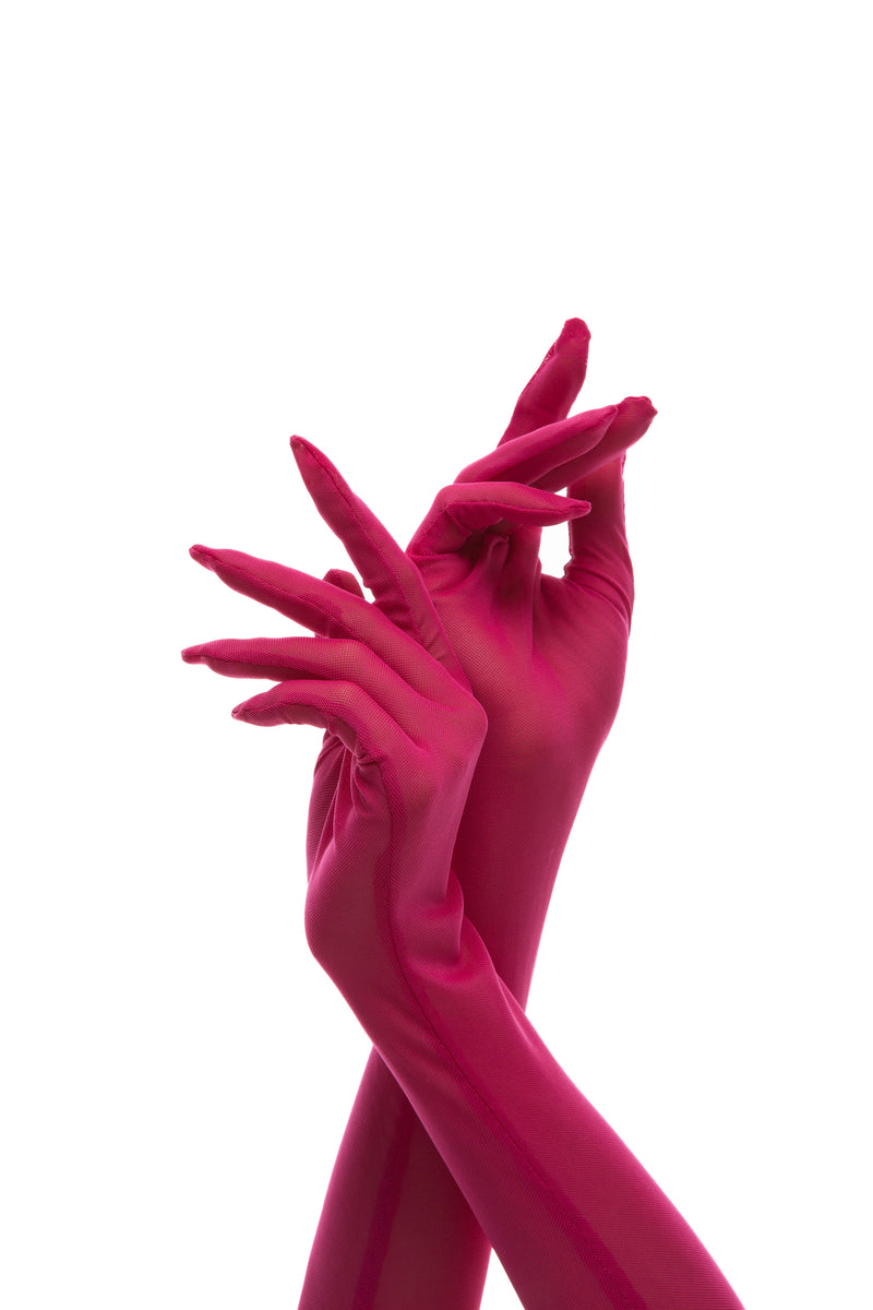 LONG GLOVES | BARBIE PINK - KUKHTA ATELIER