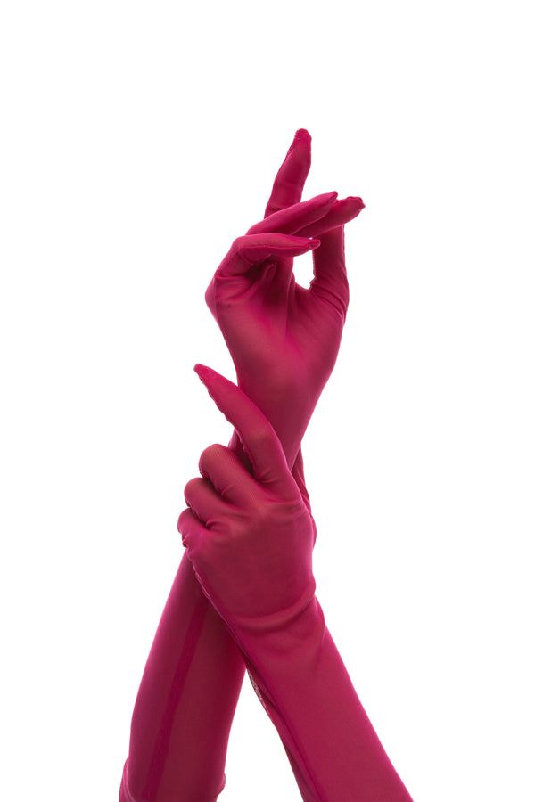 LONG GLOVES | BARBIE PINK - KUKHTA ATELIER