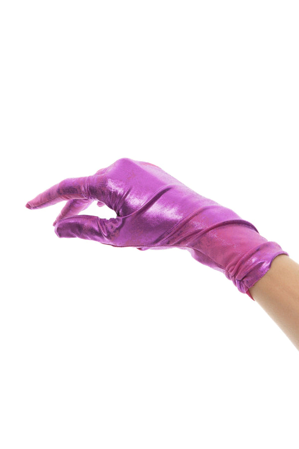 SHORT GLOVES | FOIL PURPLE - KUKHTA ATELIER