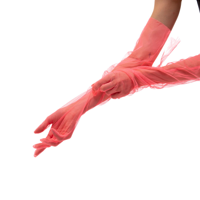 LONG GLOVES | NEON PINK - KUKHTA ATELIER