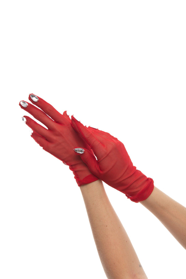 SHORT GLOVES | RED NAILS - KUKHTA ATELIER