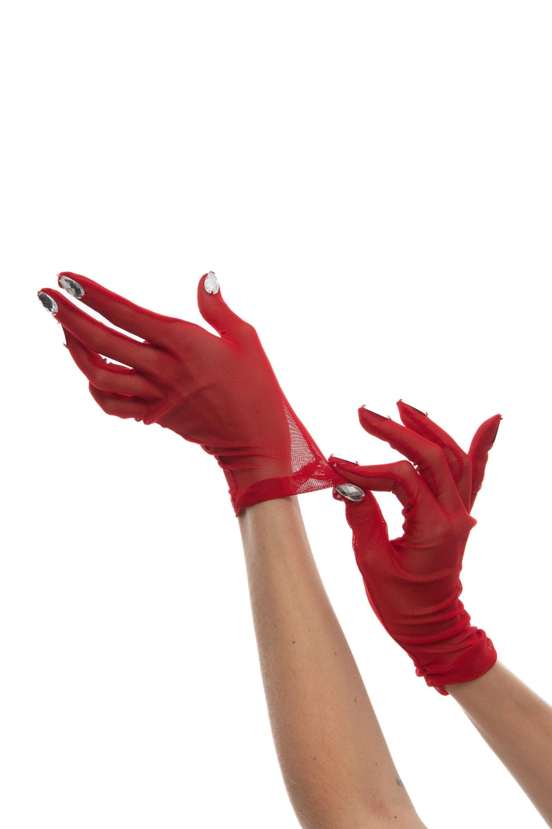 SHORT GLOVES | RED NAILS - KUKHTA ATELIER