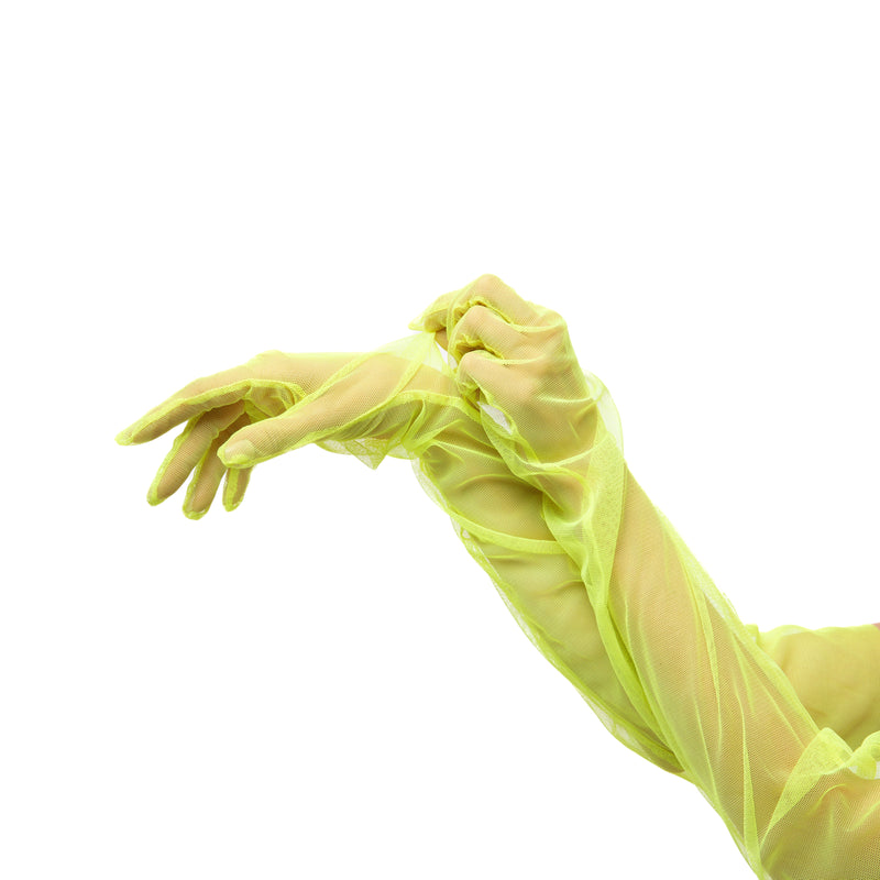 LONG GLOVES | NEON YELLOW - KUKHTA ATELIER