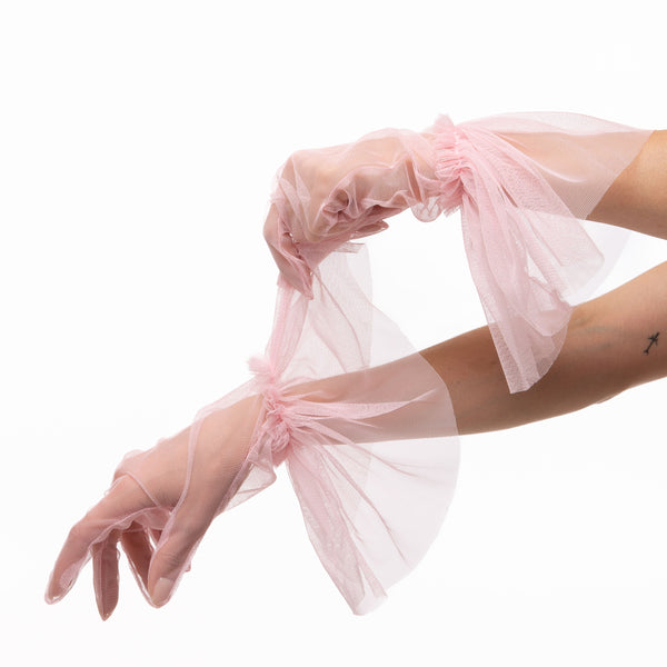 SHORT GLOVES | BABY PINK - KUKHTA ATELIER