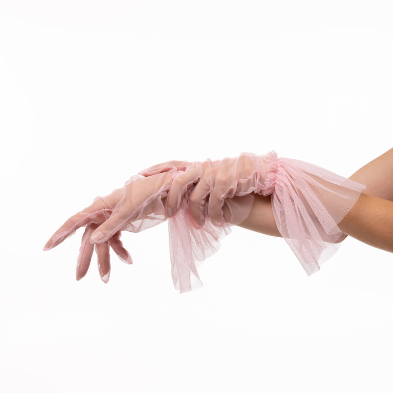 SHORT GLOVES | BABY PINK - KUKHTA ATELIER