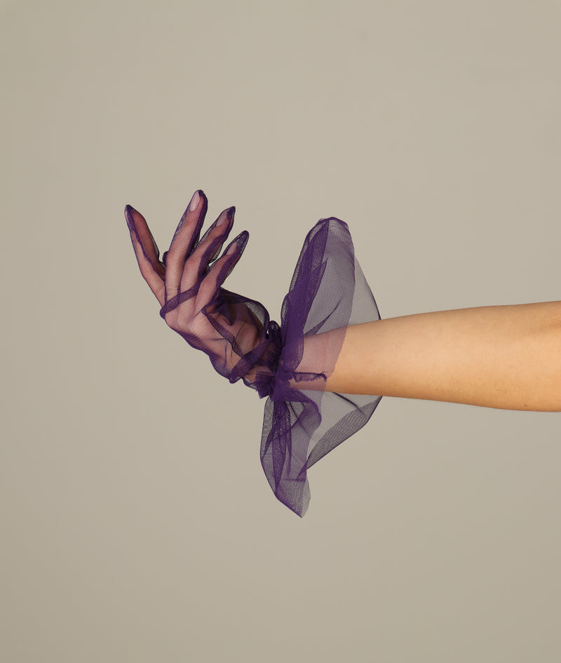 SHORT GLOVES | PURPLE - KUKHTA ATELIER