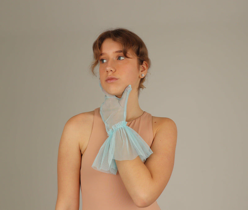 SHORT GLOVES | SKY BLUE - KUKHTA ATELIER