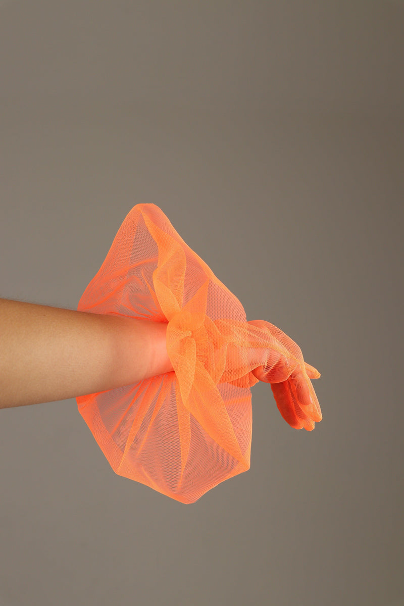 SHORT GLOVES | NEON ORANGE - KUKHTA ATELIER